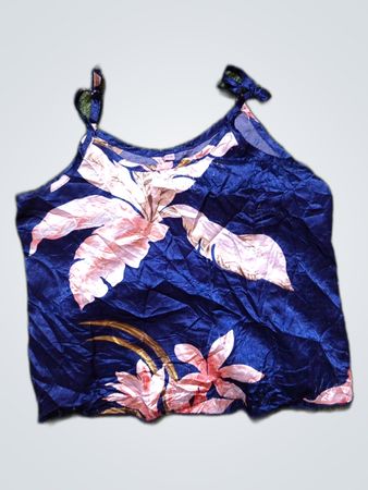 Blue Floral Top