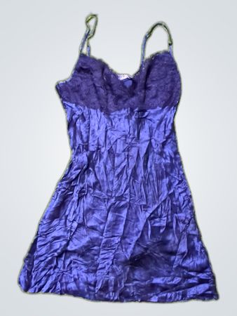 Blue Silk Dress
