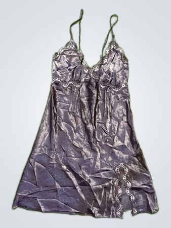 Black Satin Chemise