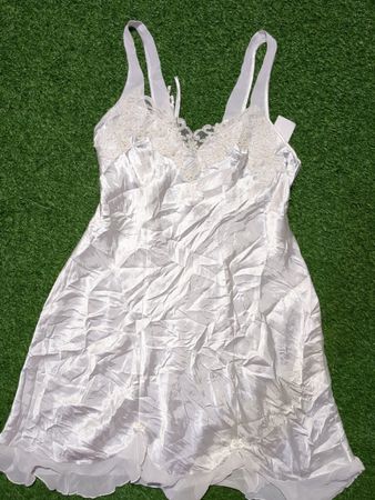 White Satin Chemise