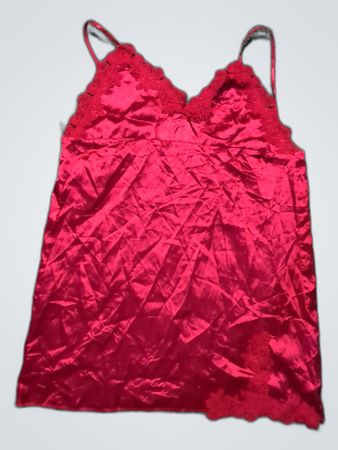 Red Satin Chemise