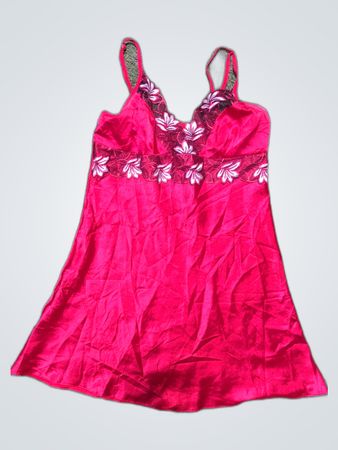 Red Floral Chemise