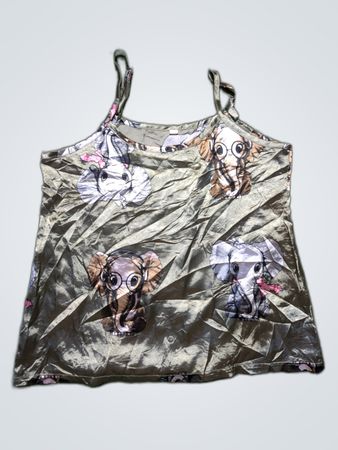 Elephant Print Top
