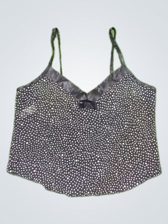 Black Polka Dot Top