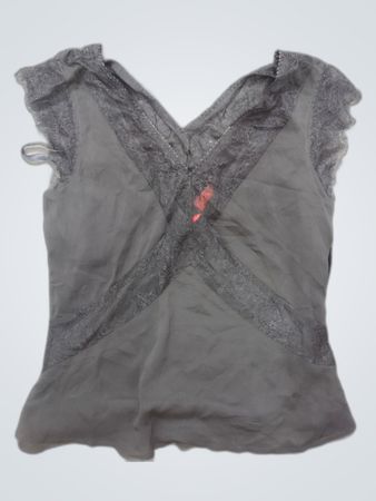 Beetlejuice Women's Black Lace Trim Camisole