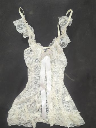 White Lace Slip Dress