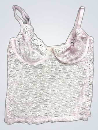 Pink Lace Bra
