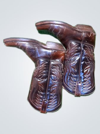 Buffalo Leather Cowboy Boots