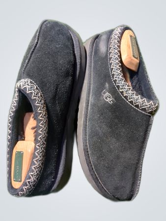 UGG Black Sheepskin Slippers