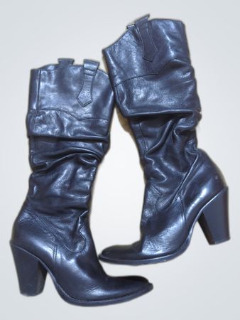 Black Leather Boots