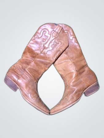 Brown Leather Cowboy Boots