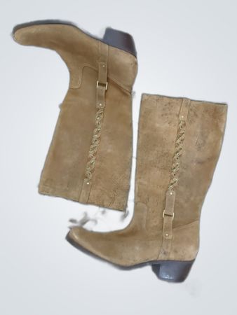Brown Suede Boots