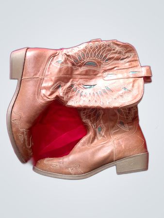 Bandolero Brown Embroidered Cowboy Boots