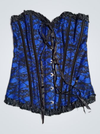 Blue Lace Corset