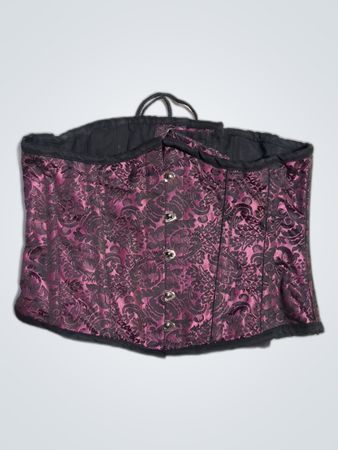 Vivienne Westwood Purple Satin Lace-Up Corset