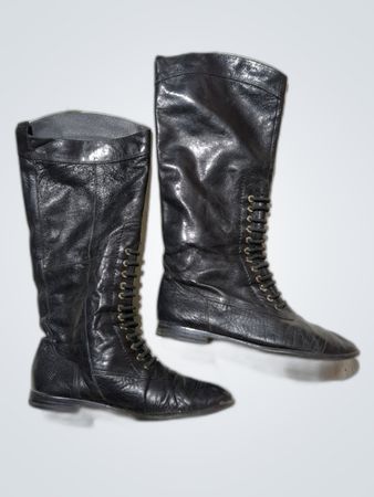 Black Leather Boots