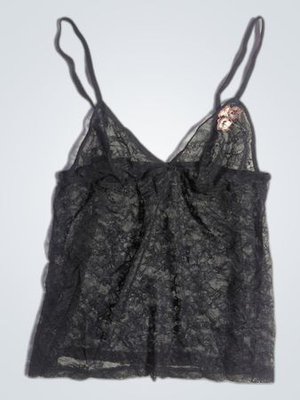 Black Lace Camisole Top