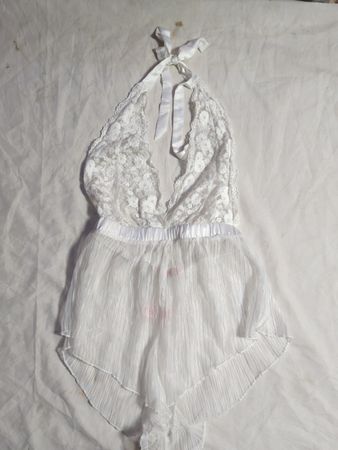 Doll White Lace Babydoll Lingerie