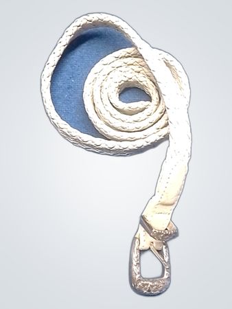 Braided Leather Belt Size L
