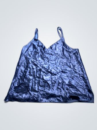 M&S Black Satin Camisole Top