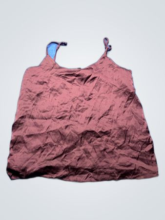 New Look Burgundy Satin Camisole