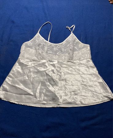 White Satin Camisole