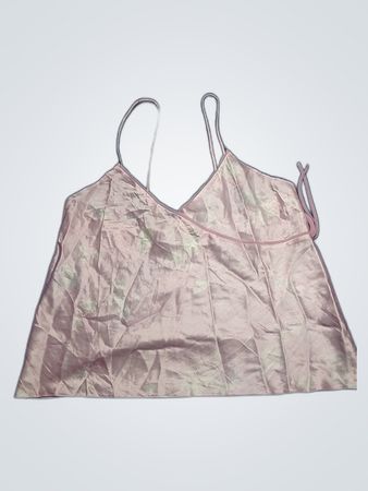 Pink Satin Cami Top