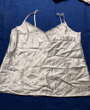 Marks & Spencer White Satin Camisole