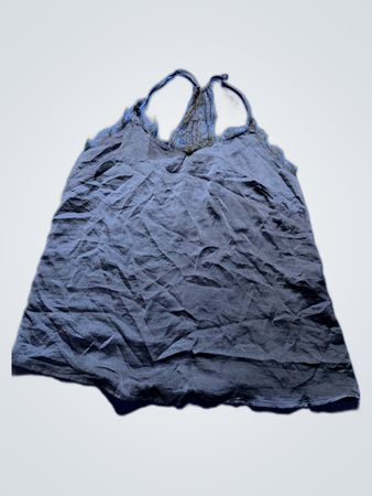Blue Lace Trim Camisole