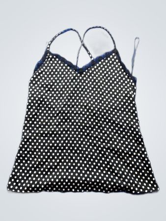 Accessorize Black Polka Dot Lace Camisole