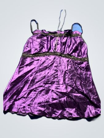 Purple Satin Chemise