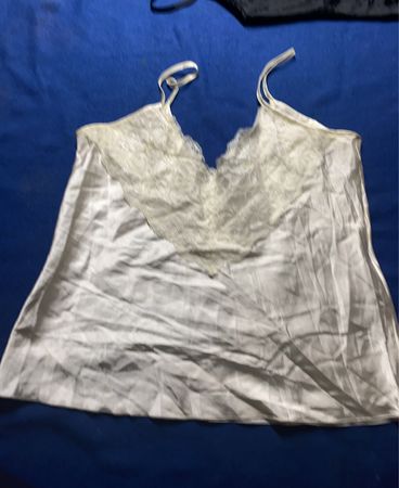White Lace-Trimmed Camisole