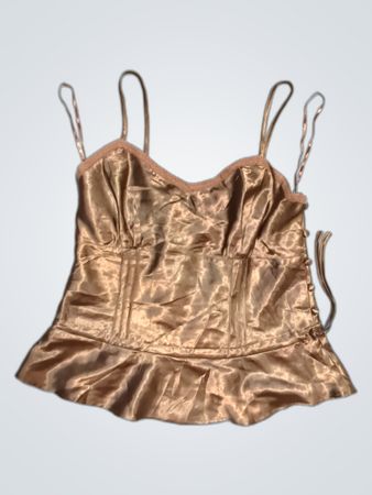 bm unique Satin Corset Top