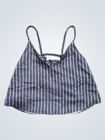 Blue Striped Cami Top