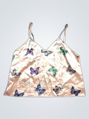 Pink Butterfly Top
