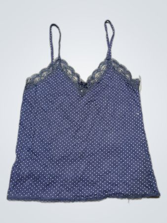 Unbranded Lace Trim Polka Dot Camisole Top