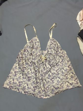 Nights Printed Lace Camisole
