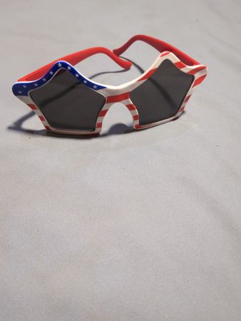 Patriotic Star-Shaped Sunglasses