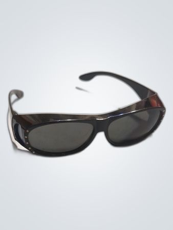 Unbranded Tortoiseshell Aviator Clip-On Sunglasses