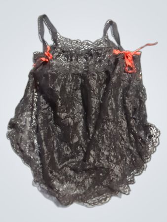 Black Lace Slip Dress