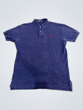 Polo Ralph Lauren Navy Cotton Polo Shirt
