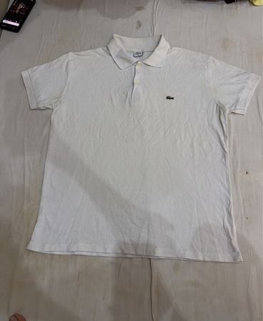 Lacoste White Polo Shirt