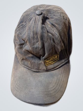 Barbour Waxed Cotton Baseball Cap