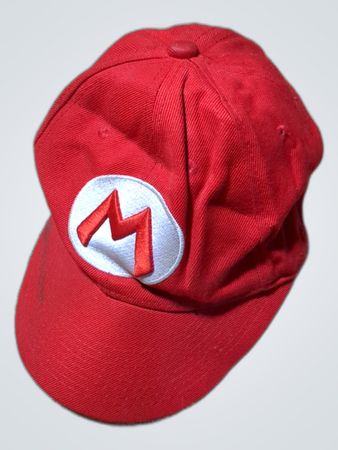 Red Baseball Cap with White 'M' Logo