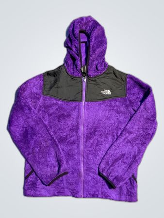 The North Face Purple Fleece Hooded Jacket
