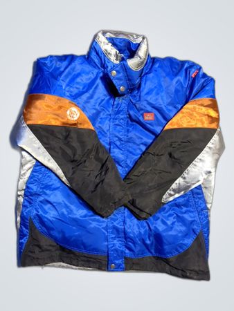 Diesel Blue Nylon Windbreaker Jacket