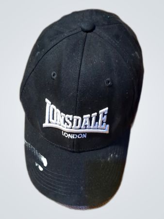 Lonsdale Black Baseball Cap