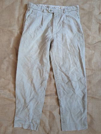 Barbo Pleated Office Trousers Size 36