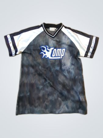 Comp Printed V-Neck Jersey T-Shirt