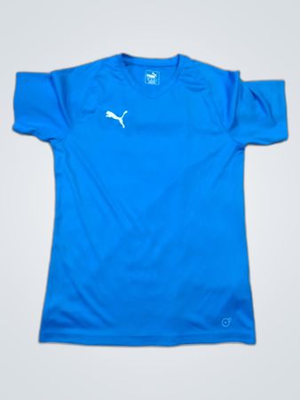 Puma Blue Printed Sports T-Shirt
